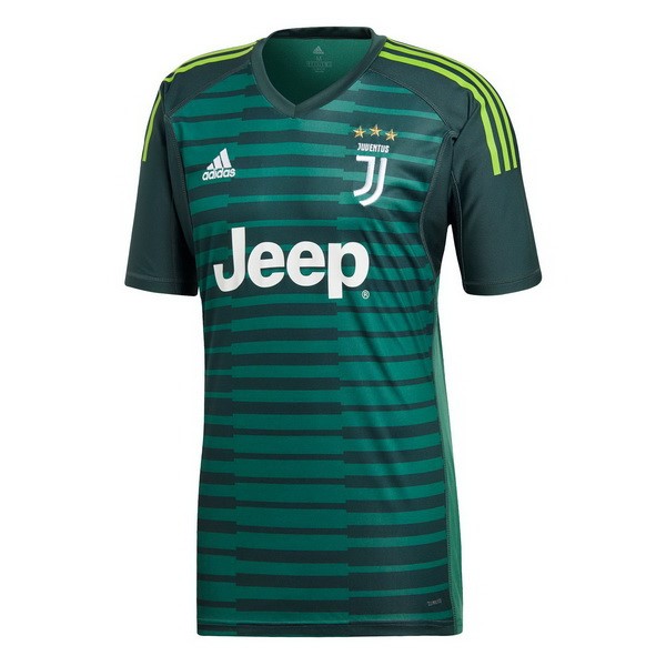 Thailande Maillot Football Juventus Domicile Gardien 2018-19 Vert